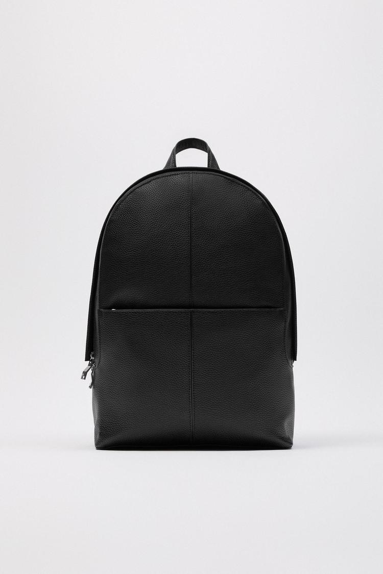 SLIM MINIMALIST BACKPACK Black ZARA United States